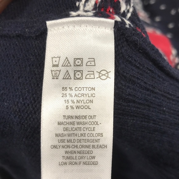 Jingles & Joy Dear Santa All I Want Are Season Tickets Sweater, Blue, Large - Picture 5 of 6